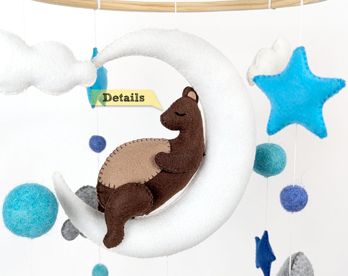 Bear on the Moon Mobile