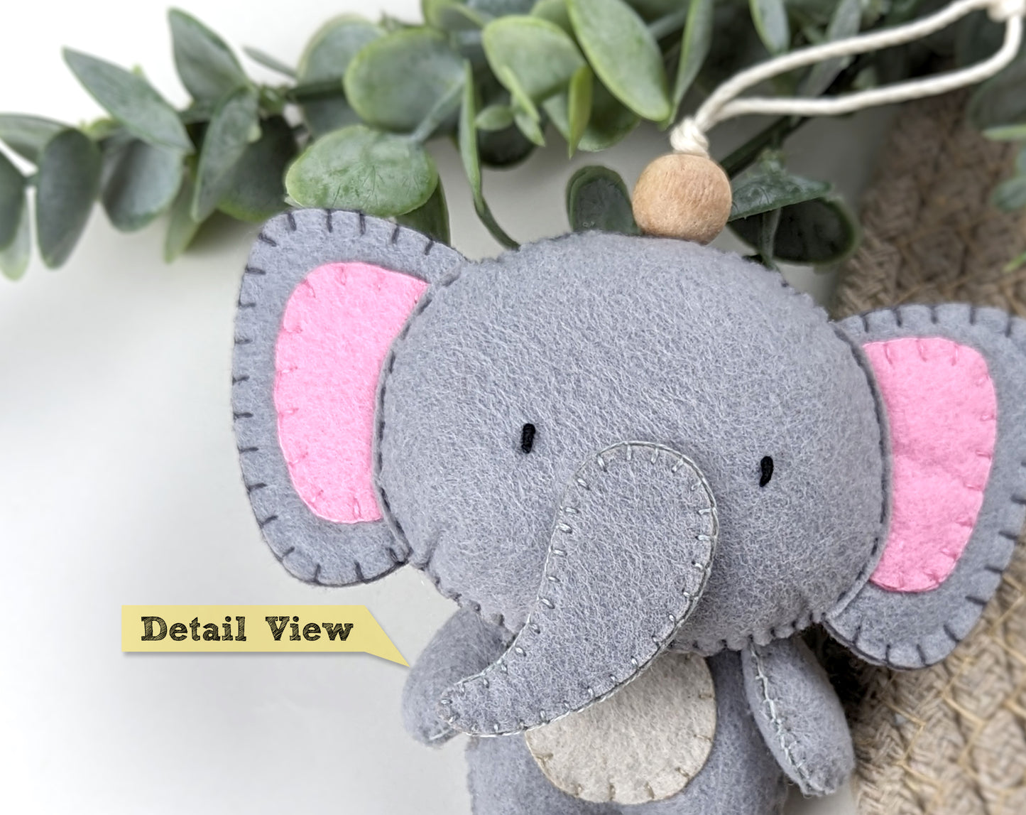 Cute Elephant Hanging Toy Charm