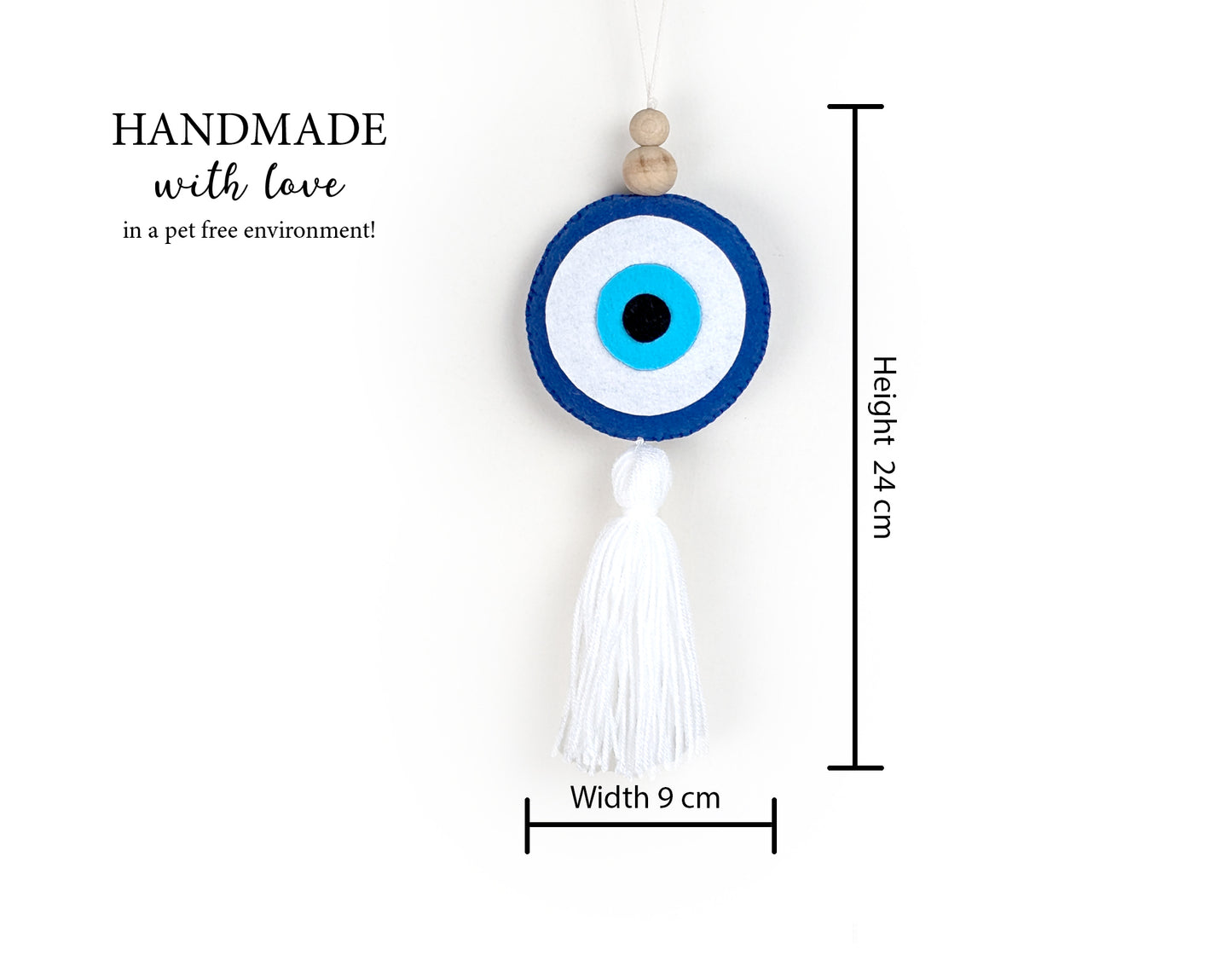 Evil Eye Circle Ornament