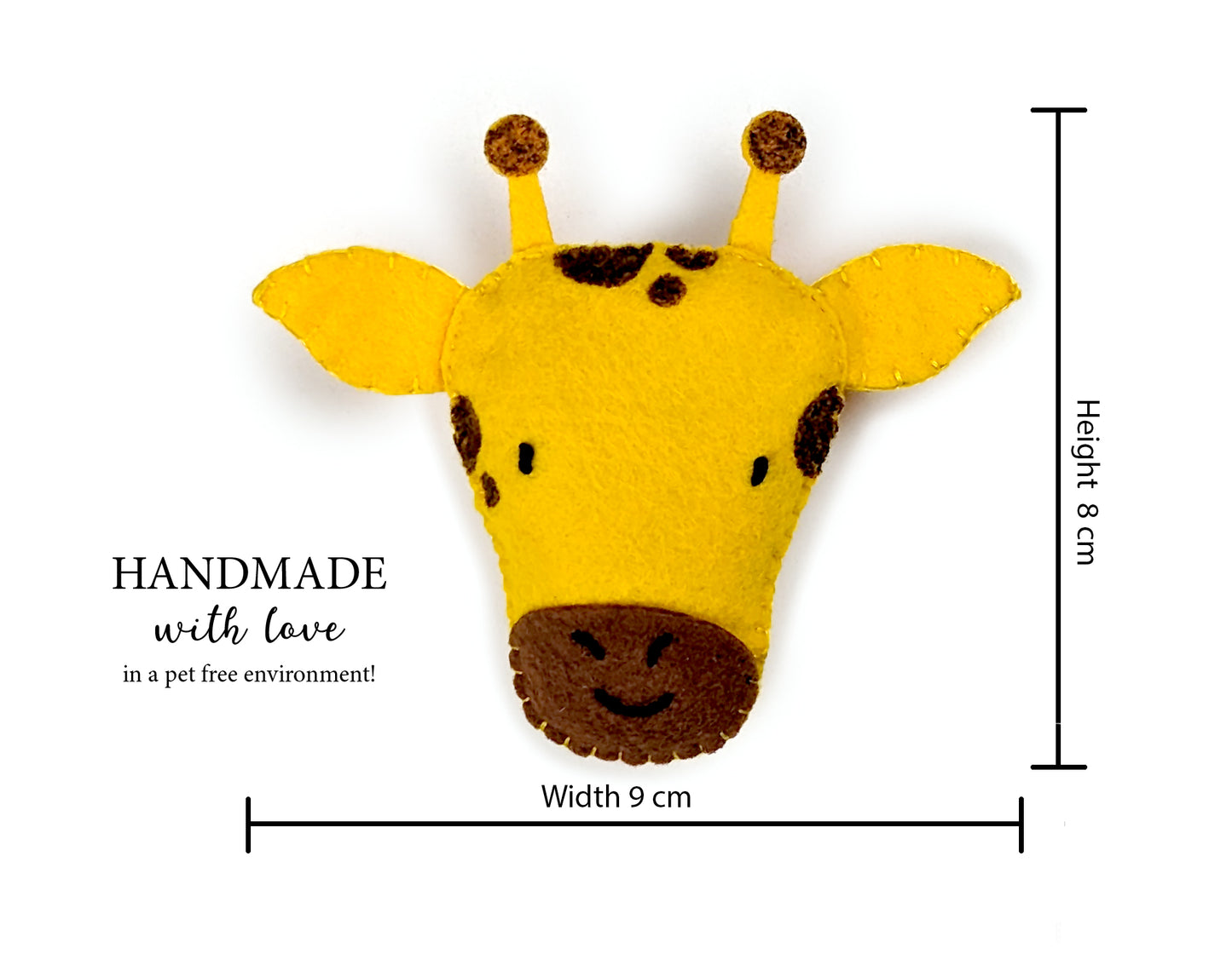 Rabbit, Hippopotamus, Crocodile, Giraffe Set of 4