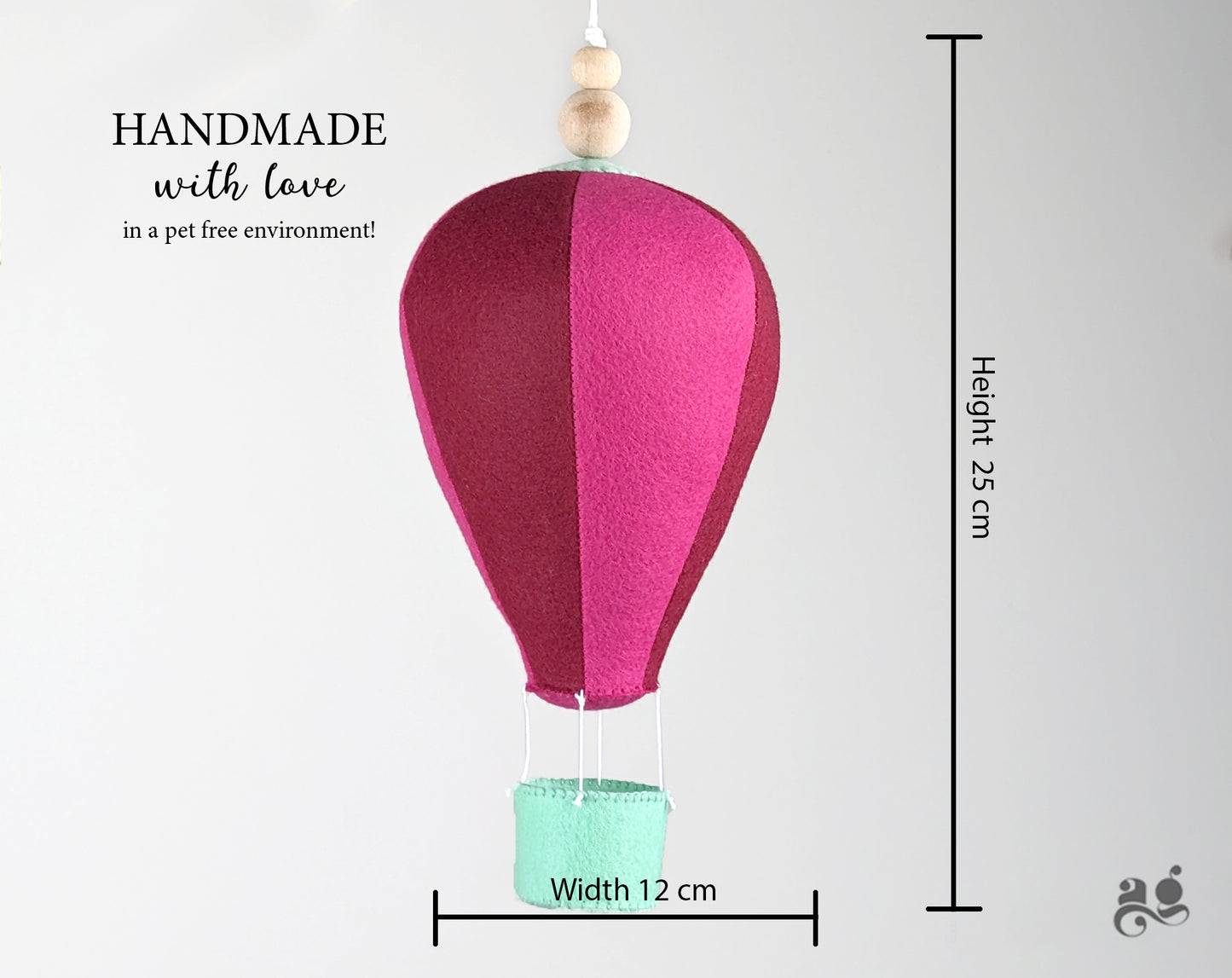 Hotair Balloon | Hanging Toy Ornament