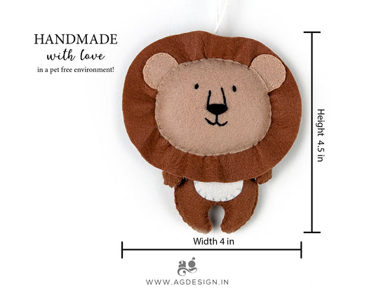 Cute Lion Hanging Toy Charm