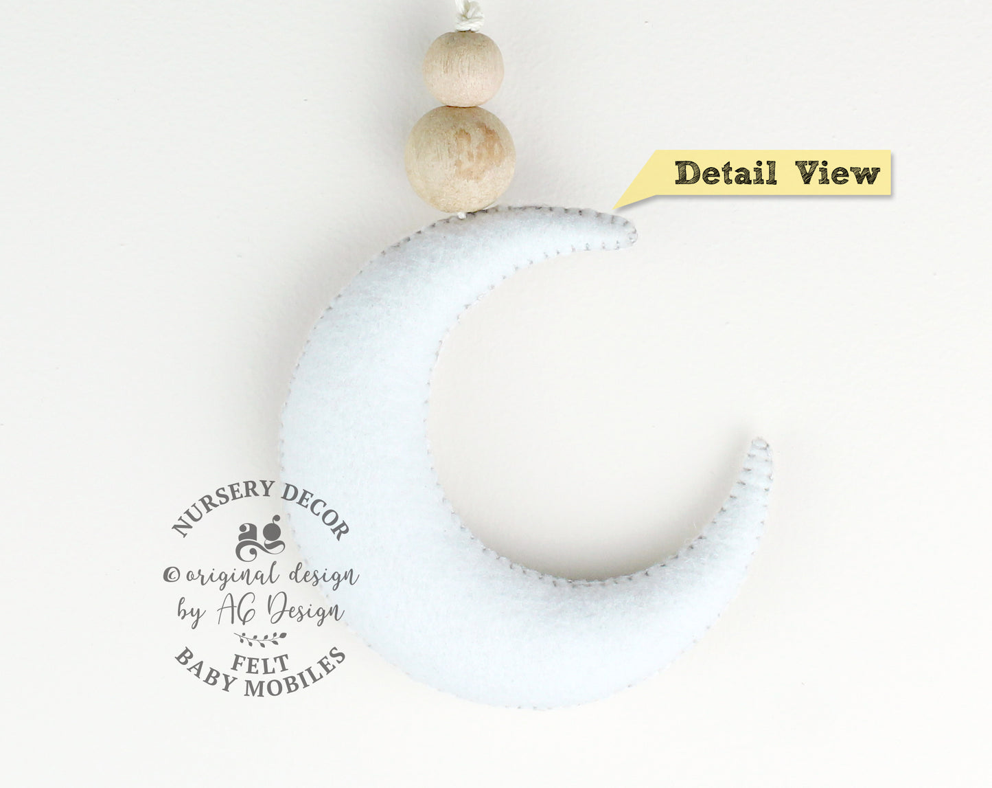 Moon Hanging Toy Ornament