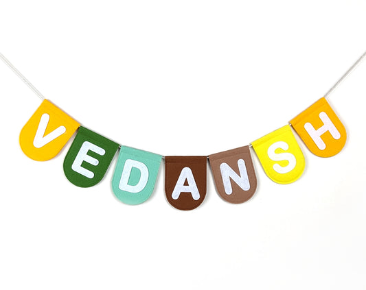 Personalized Forest Name Bunting