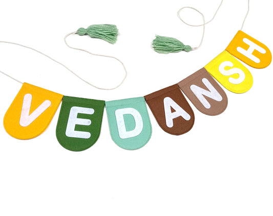 Personalized Forest Name Bunting
