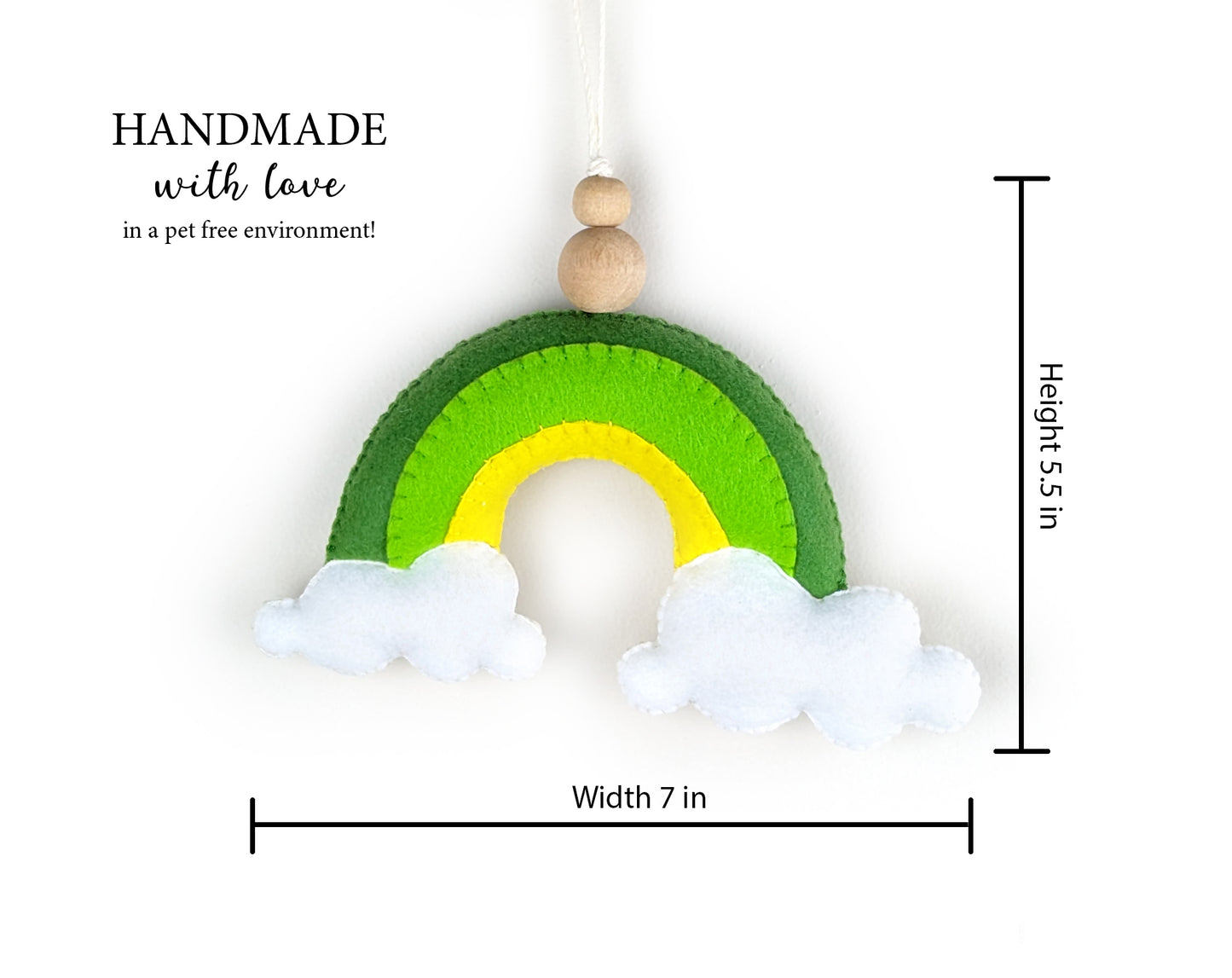 Rainbow Hanging Toy Ornament
