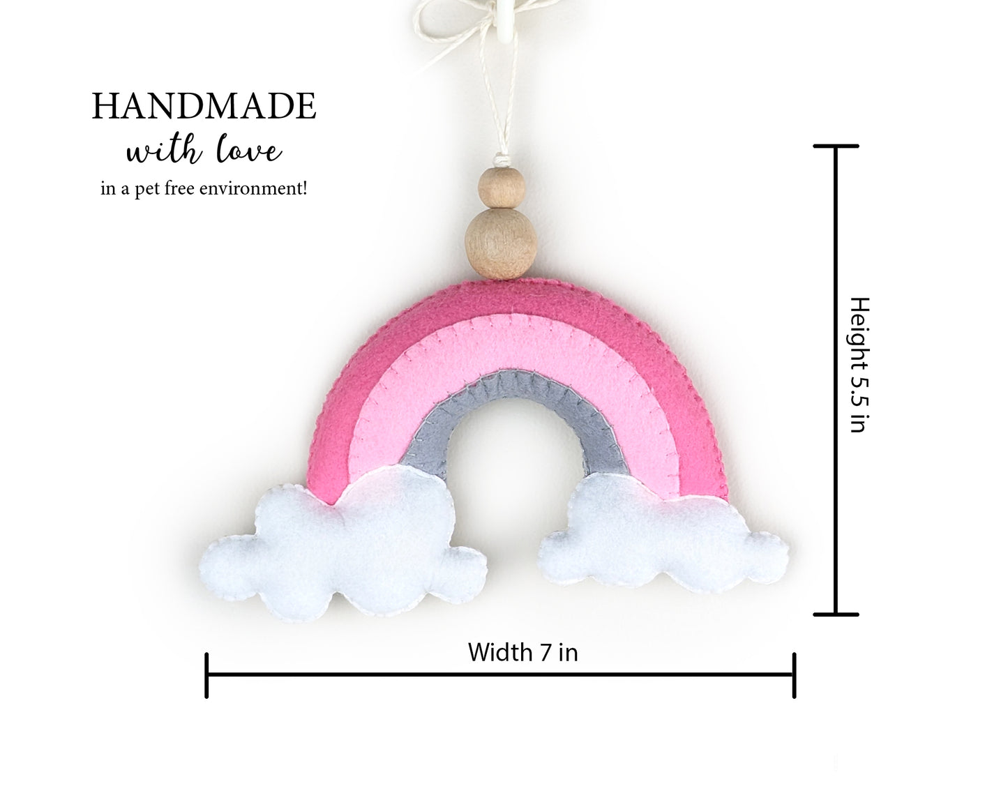 Rainbow Hanging Toy Ornament