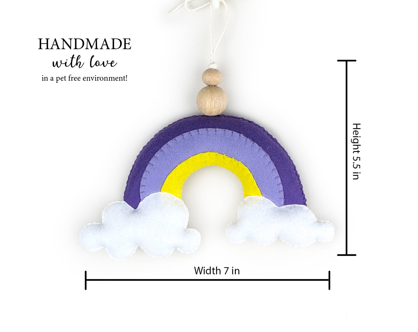 Rainbow Hanging Toy Ornament