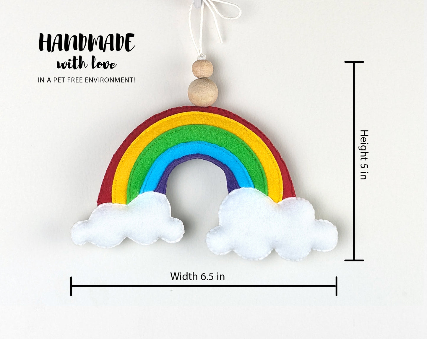 Rainbow Hanging Toy Ornament