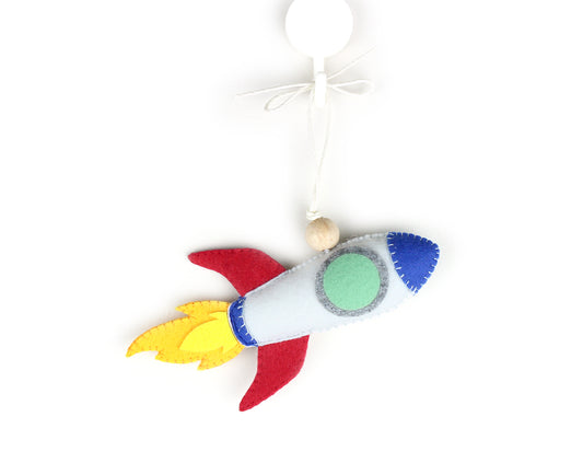 Rocket Hanging Toy Ornament