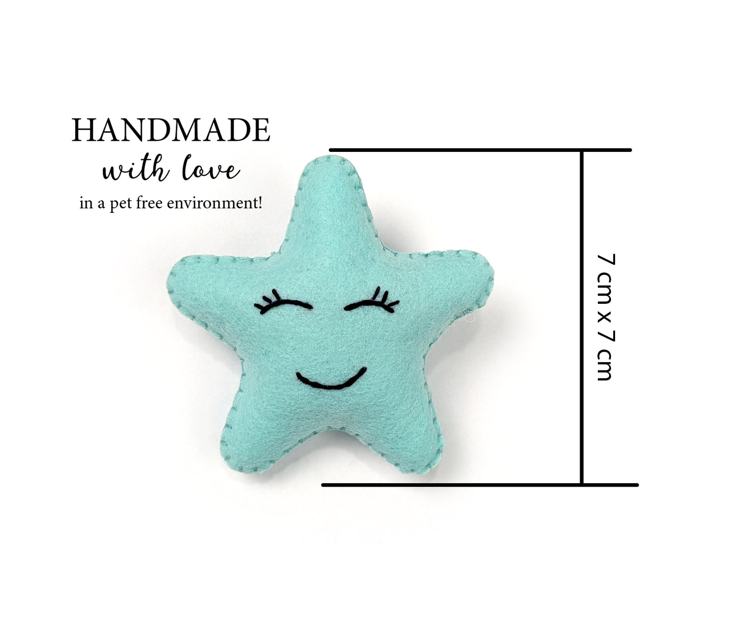 Pastel Star Broochs | Set of 5