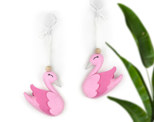 Swan Hanging Toy Ornament-Set of 2