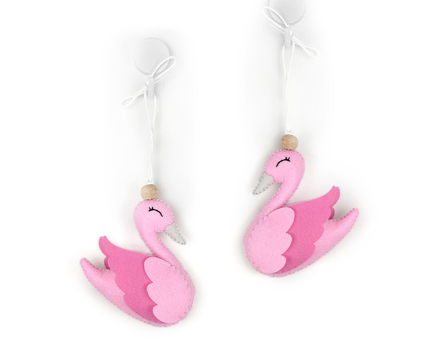 Swan Hanging Toy Ornament-Set of 2