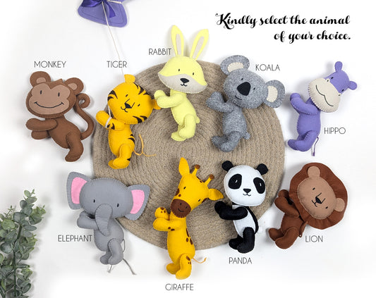 Ballon with Animal Name Hanging