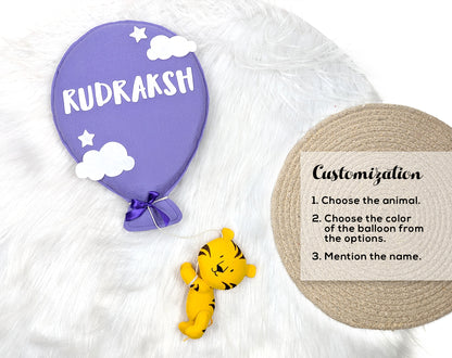 Ballon with Animal Name Hanging