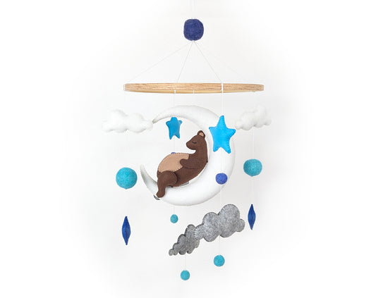 Bear on the Moon Mobile