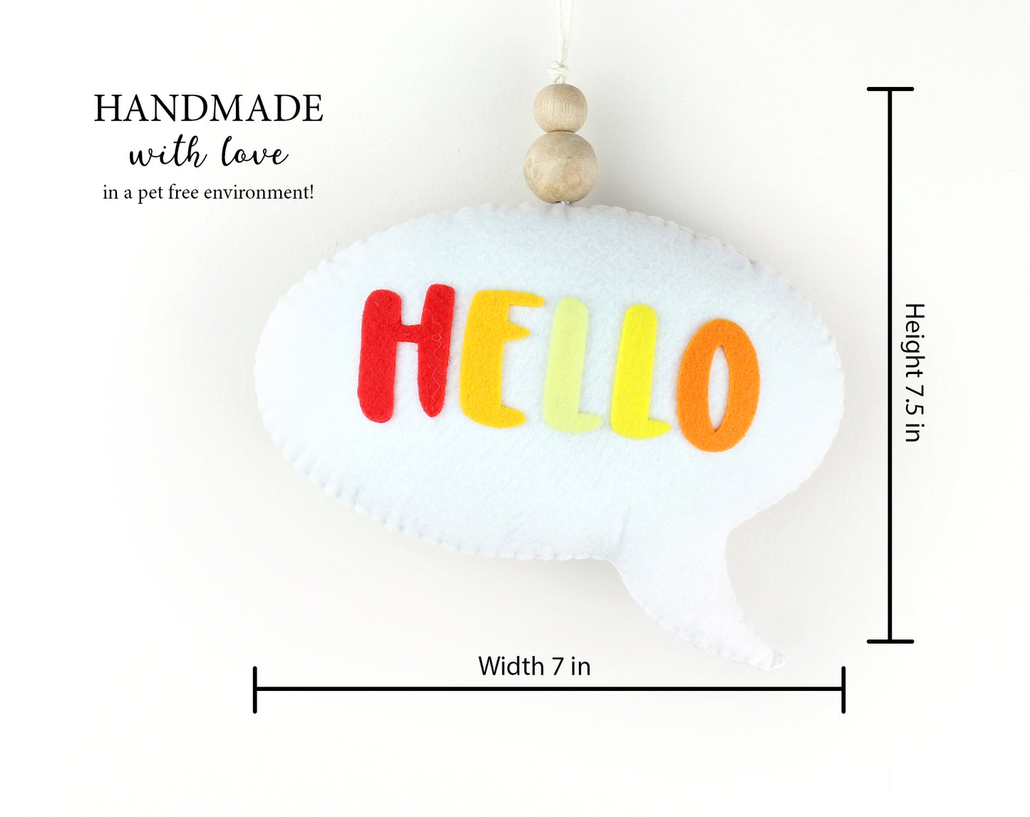 Hello Speech Bubble | Wall Quote