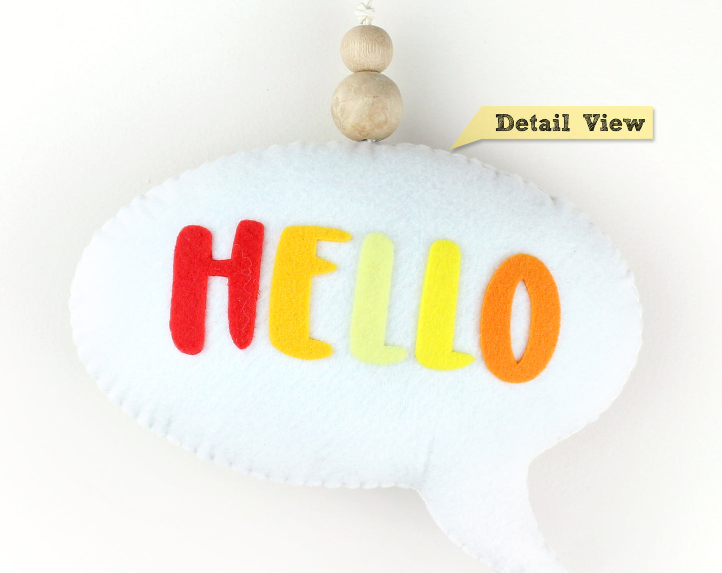 Hello Speech Bubble | Wall Quote
