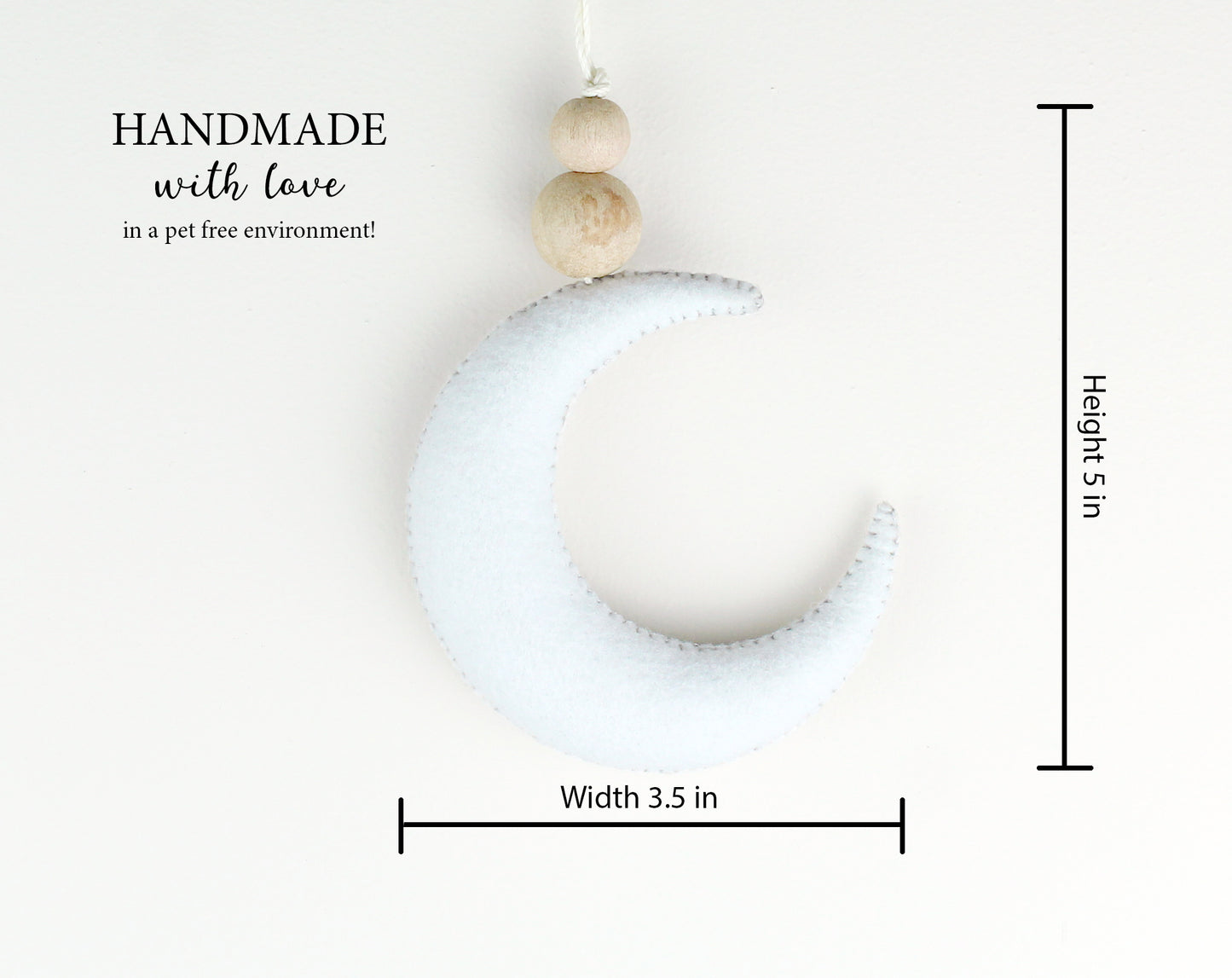 Moon Hanging Toy Ornament