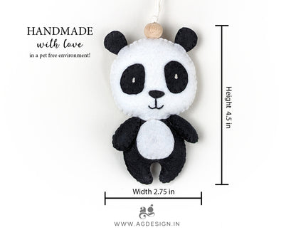 Cute Panda Hanging Toy Charm