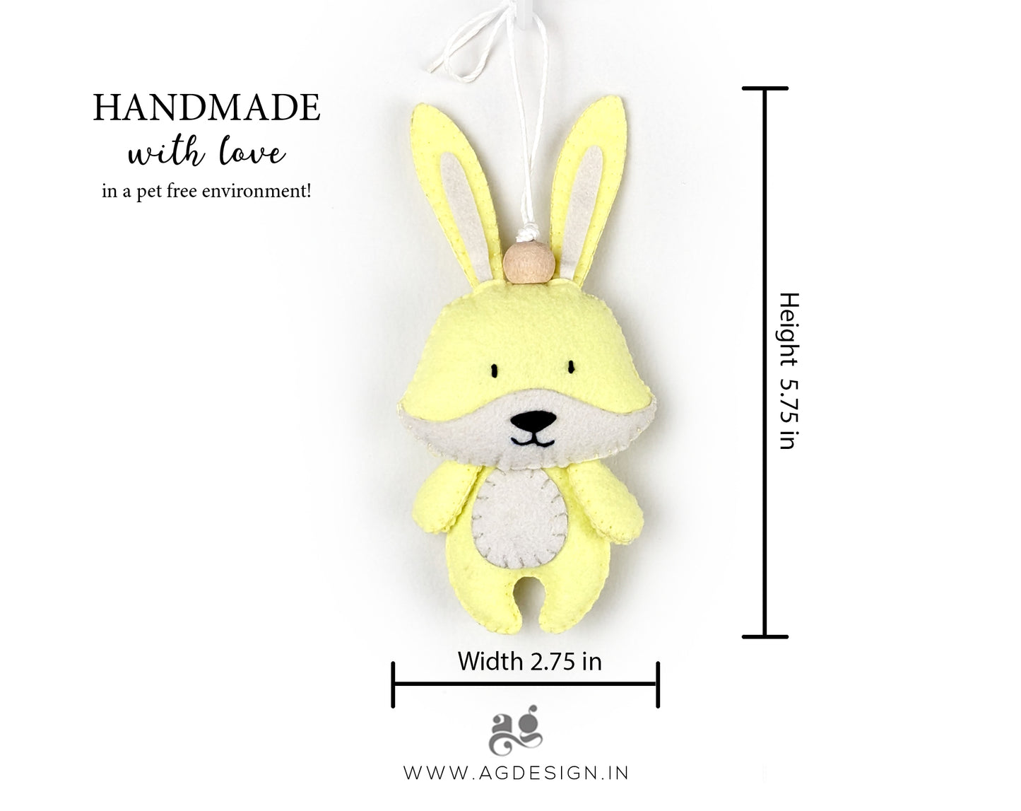Cute Rabbit Hanging Toy Charm