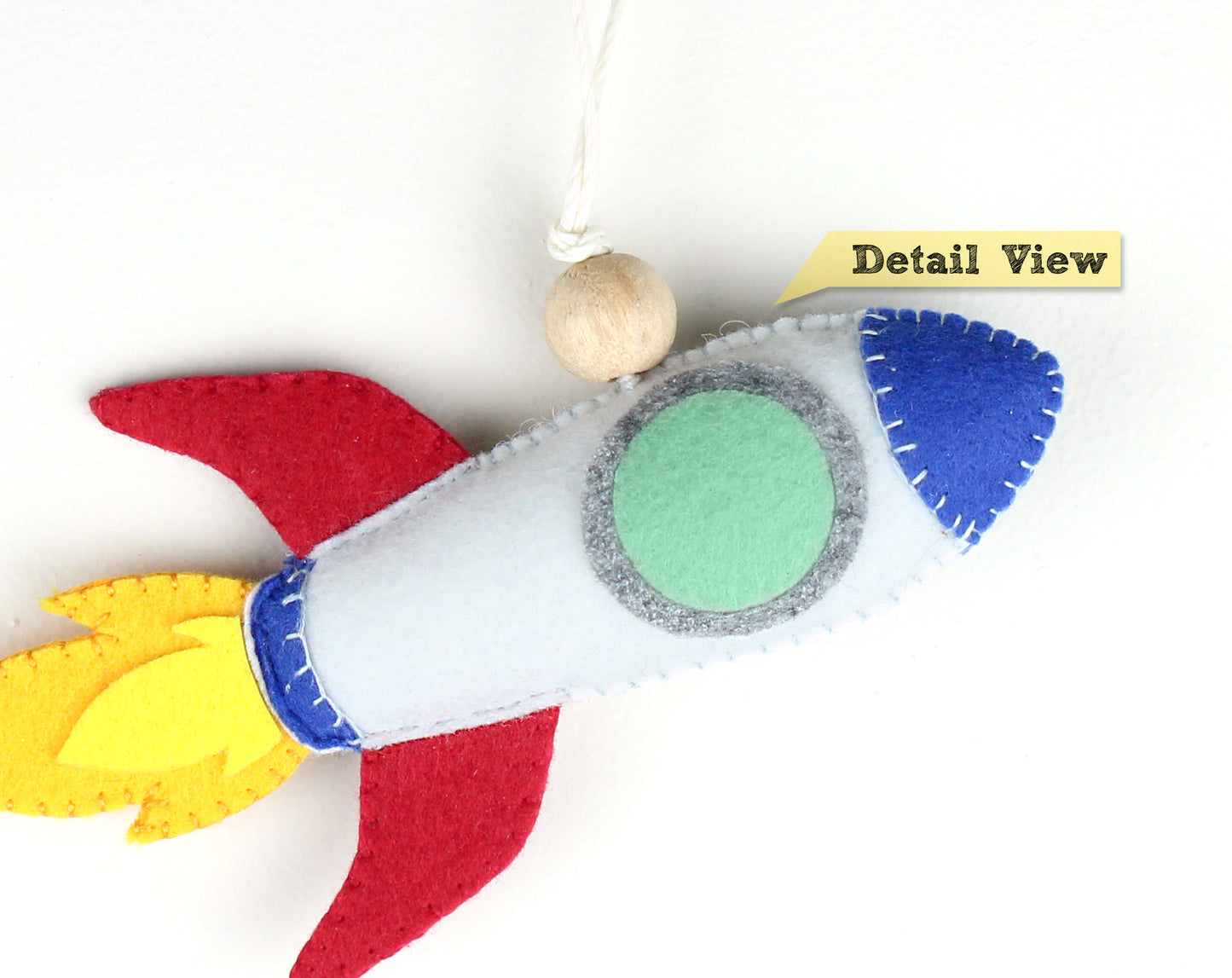 Rocket Hanging Toy Ornament
