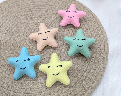 Pastel Star Broochs | Set of 5