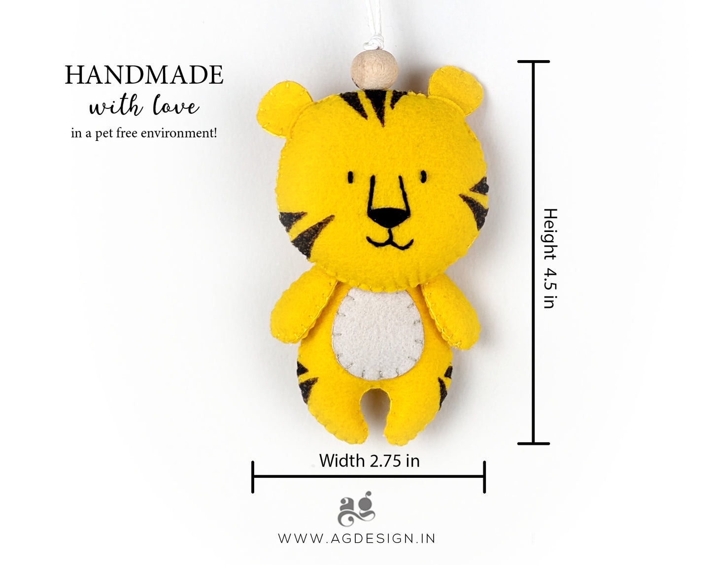 Cute Tiger Hanging Toy Charm