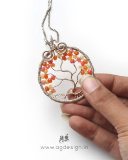 Peach tree of life by AG Design