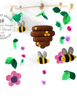 Bumblebee Garden Cot Mobile