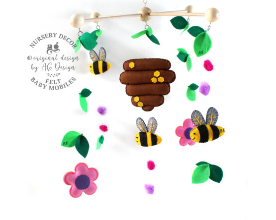 Bumblebee Garden Cot Mobile