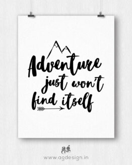find adventure motivational poster
