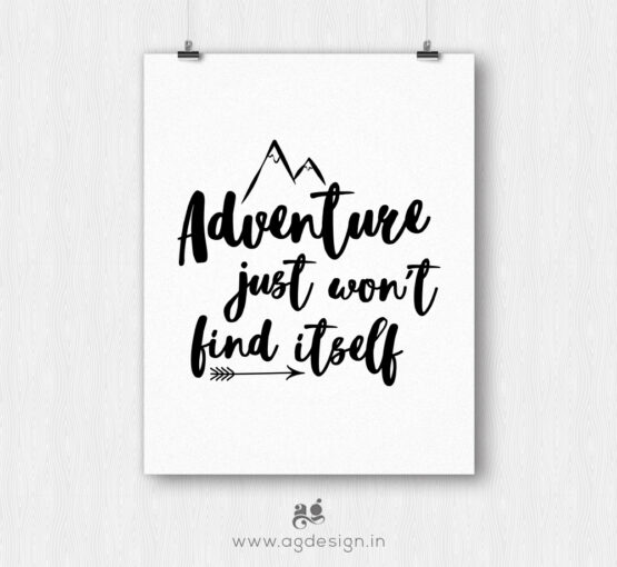 find adventure motivational poster