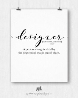 Designer Definition Poster