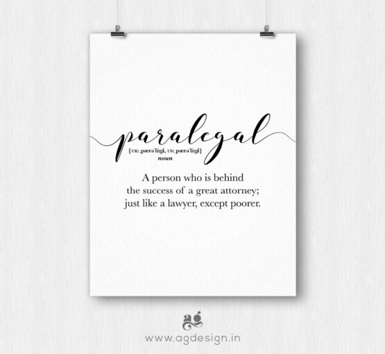 Paralegal Poster