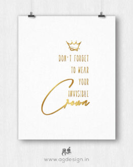 Your Invisible Crown Poster