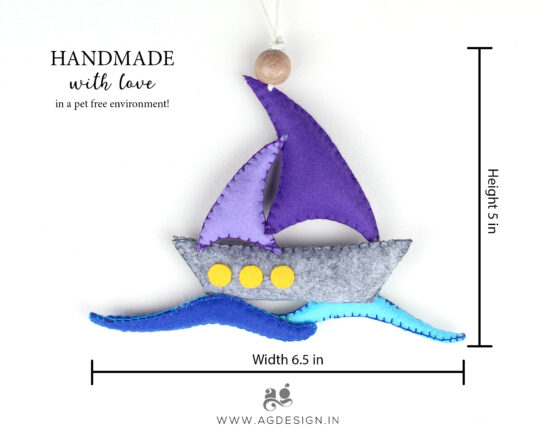 sailboat ornament dimensions