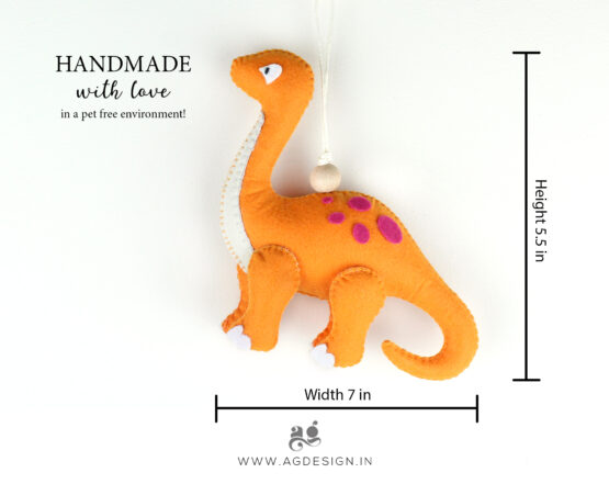 brontosaurus dinosaur ornament dimensions