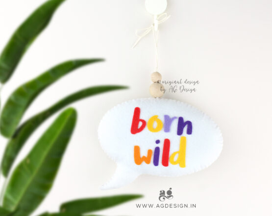 Born Wild Hanging Ornament