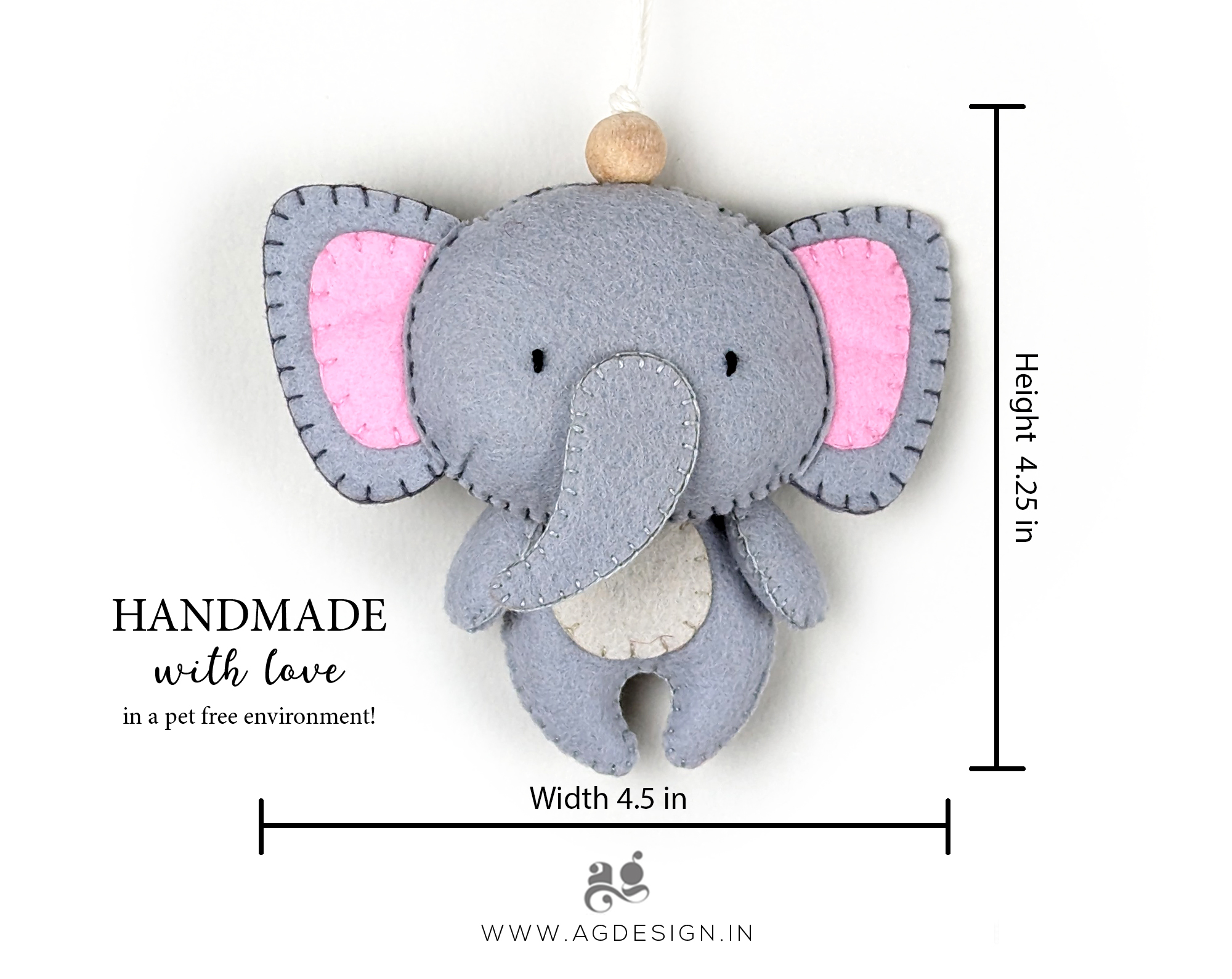 cute elephant charm