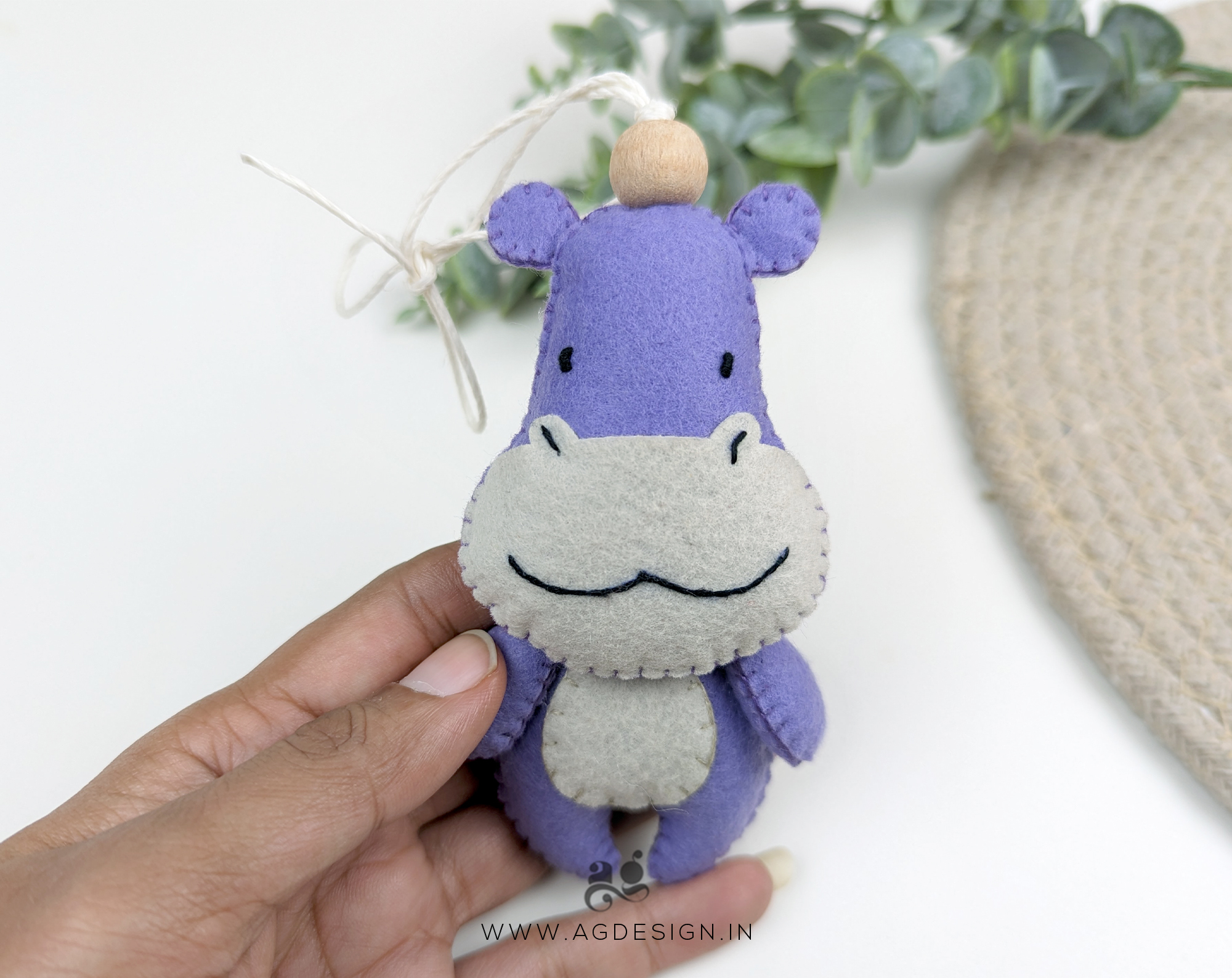 Hippopotamus Hanging Ornament