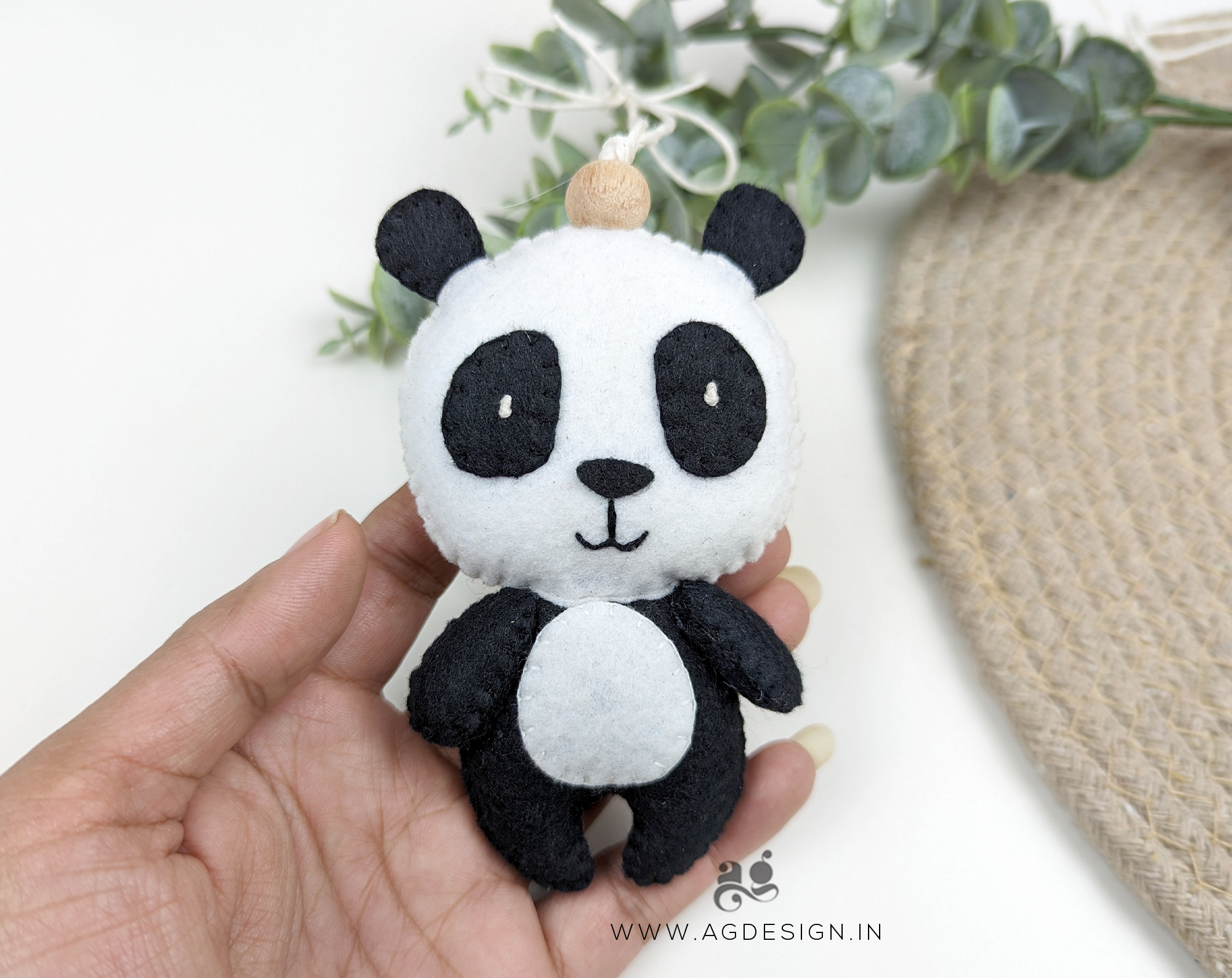 Panda Bear Hanging Ornament