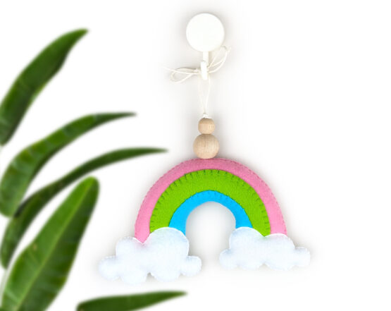 Rainbow Hanging Ornament Charm | Set of 1