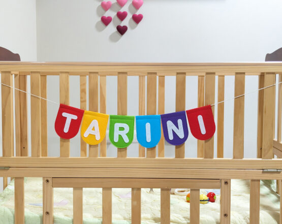 Personalized Name Bunting in Rainbow colors